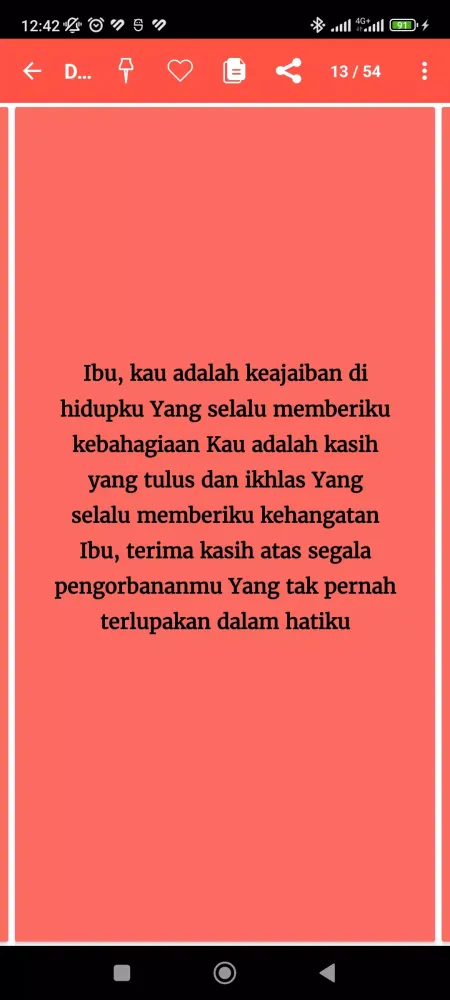 Capturas de tela do Ucapan Selamat Hari Ibu