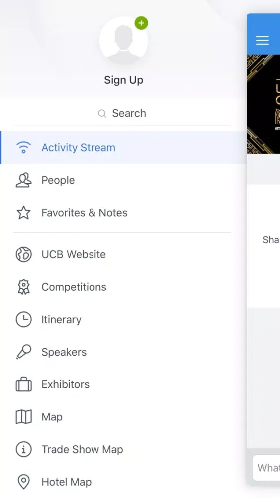 2018 UCB National Conference Screenshots