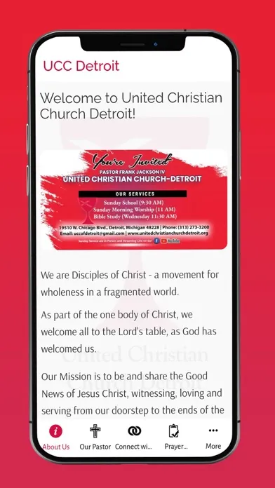 ภาพหน้าจอของ UCC Detroit