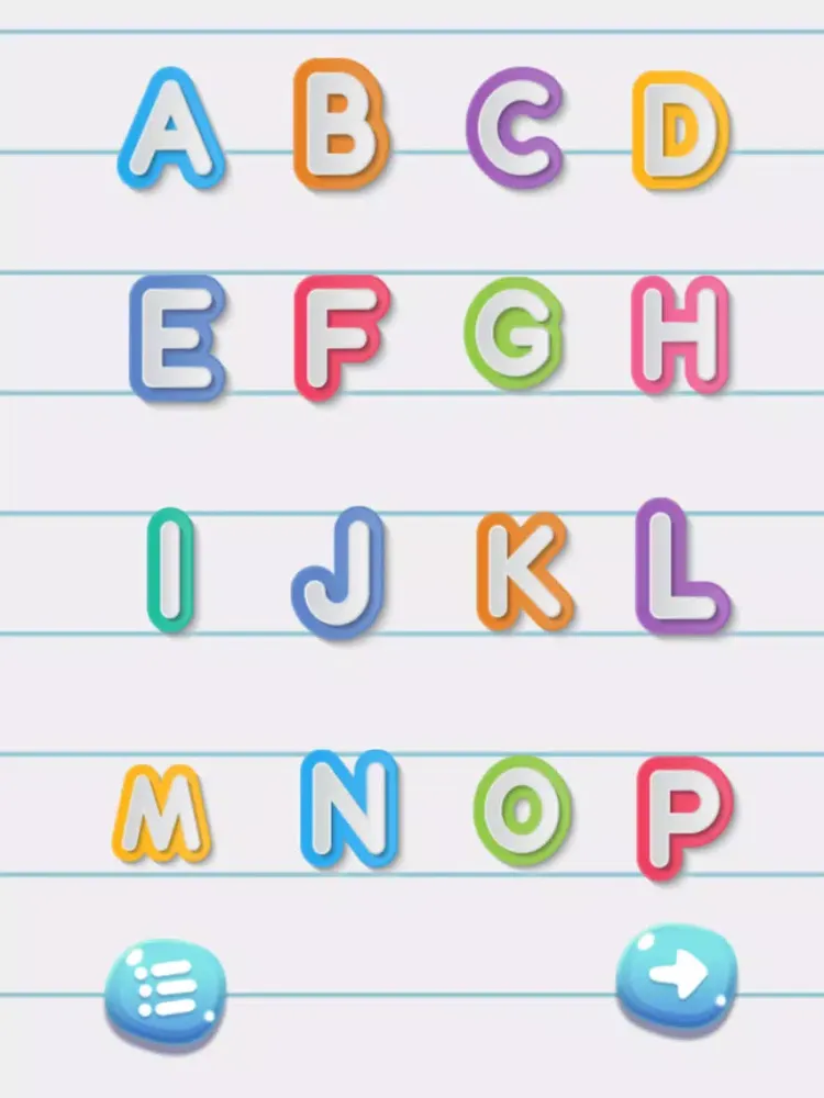 صور English Alphabet ABC 123 iPad 