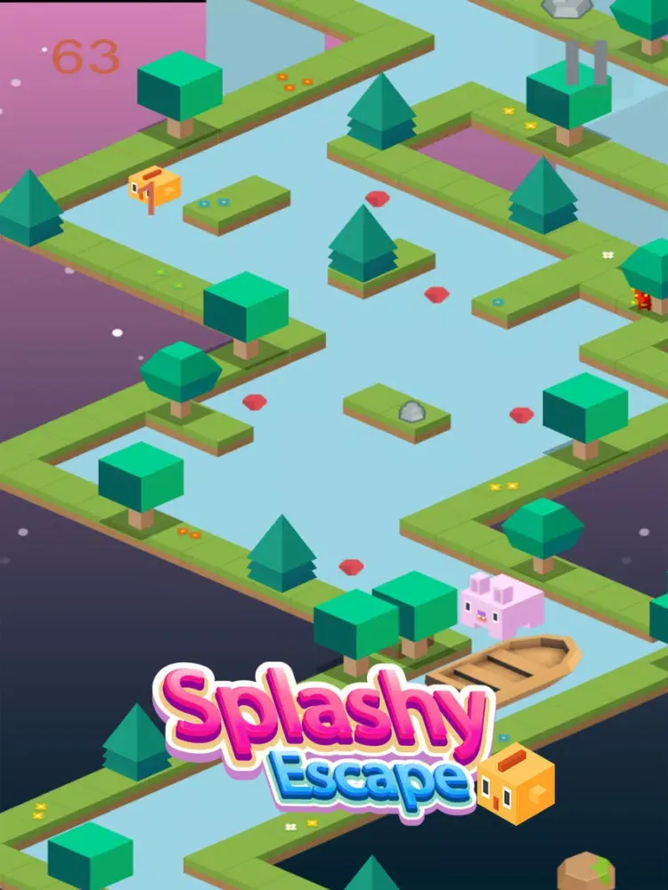 ภาพหน้าจอของ Splashy Escape Zigzag iPad 