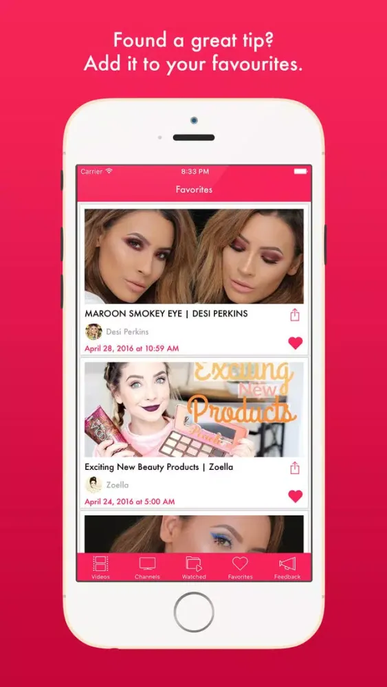 InstaStylista - Eazy Makeup, Hair and Beauty Video Tutorials for YouTube应用截图