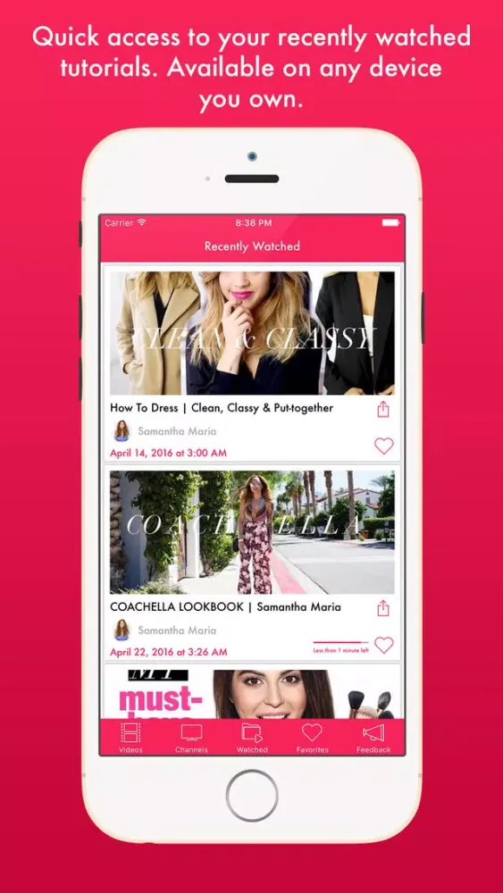 InstaStylista - Eazy Makeup, Hair and Beauty Video Tutorials for YouTube应用截图