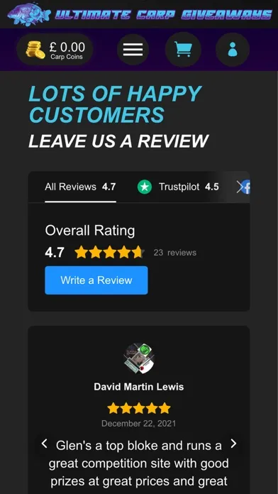 Ultimate Carp Giveaways应用截图