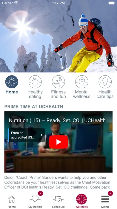 Скриншоты UCHealth