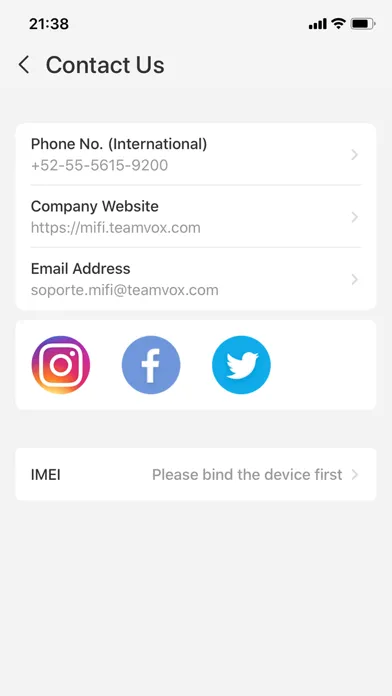 TeamVOX MiFi应用截图