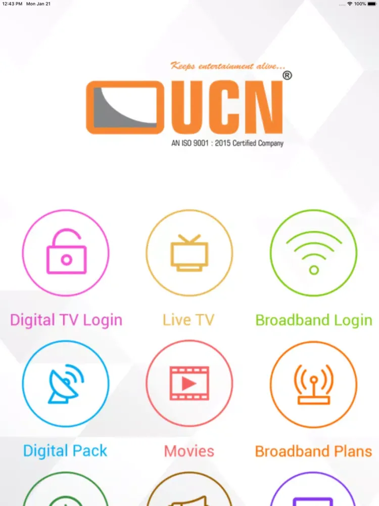 UCN iPad  Ekran Görüntüleri
