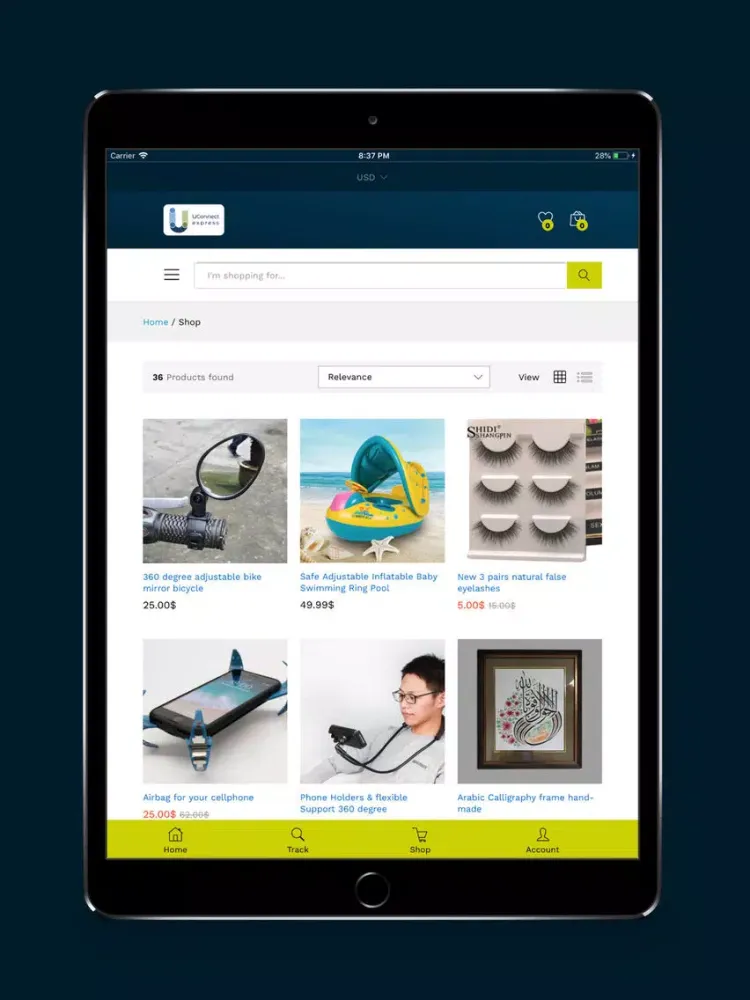 Uconnect Express iPad 應用截圖