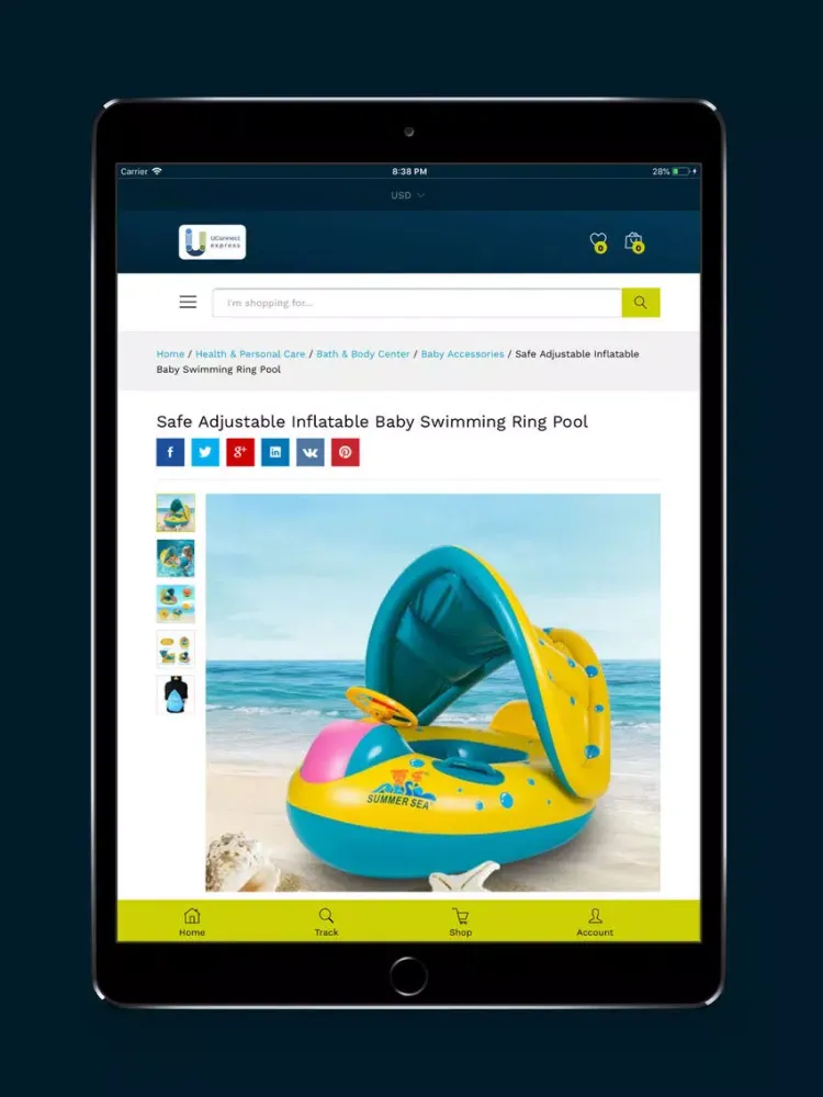 Uconnect Express iPad 應用截圖