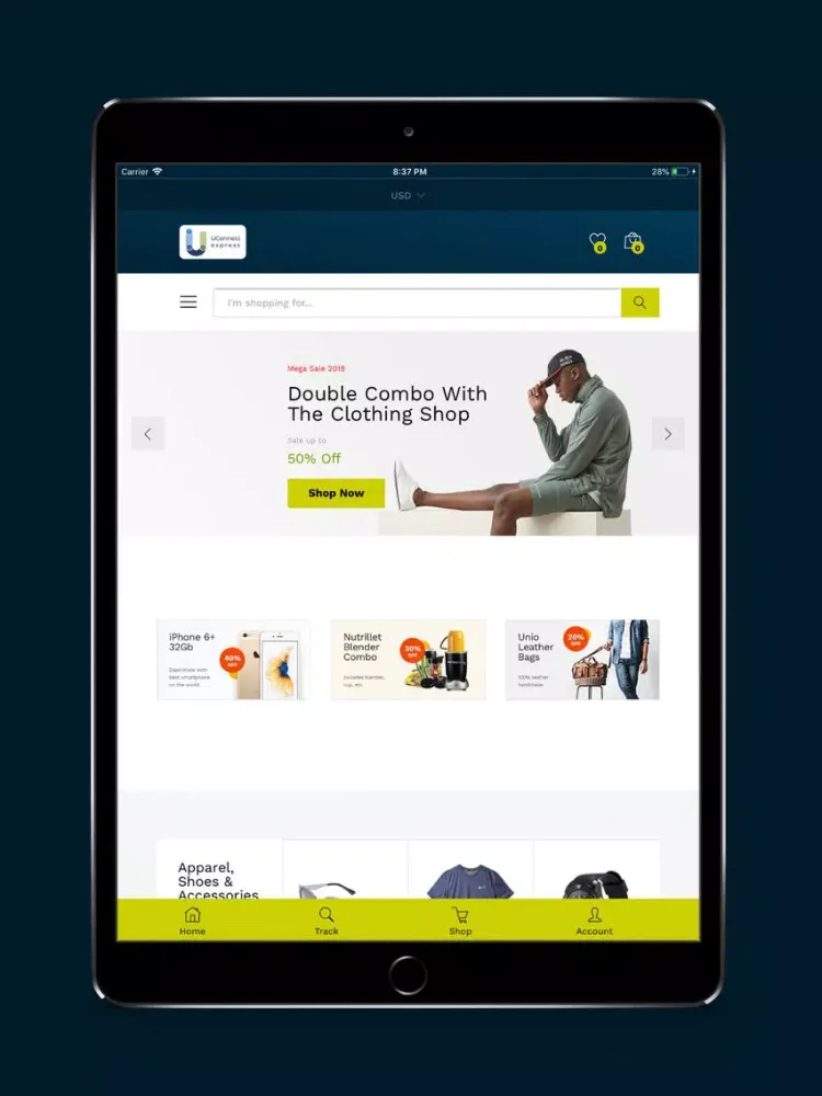 Uconnect Express iPad 應用截圖