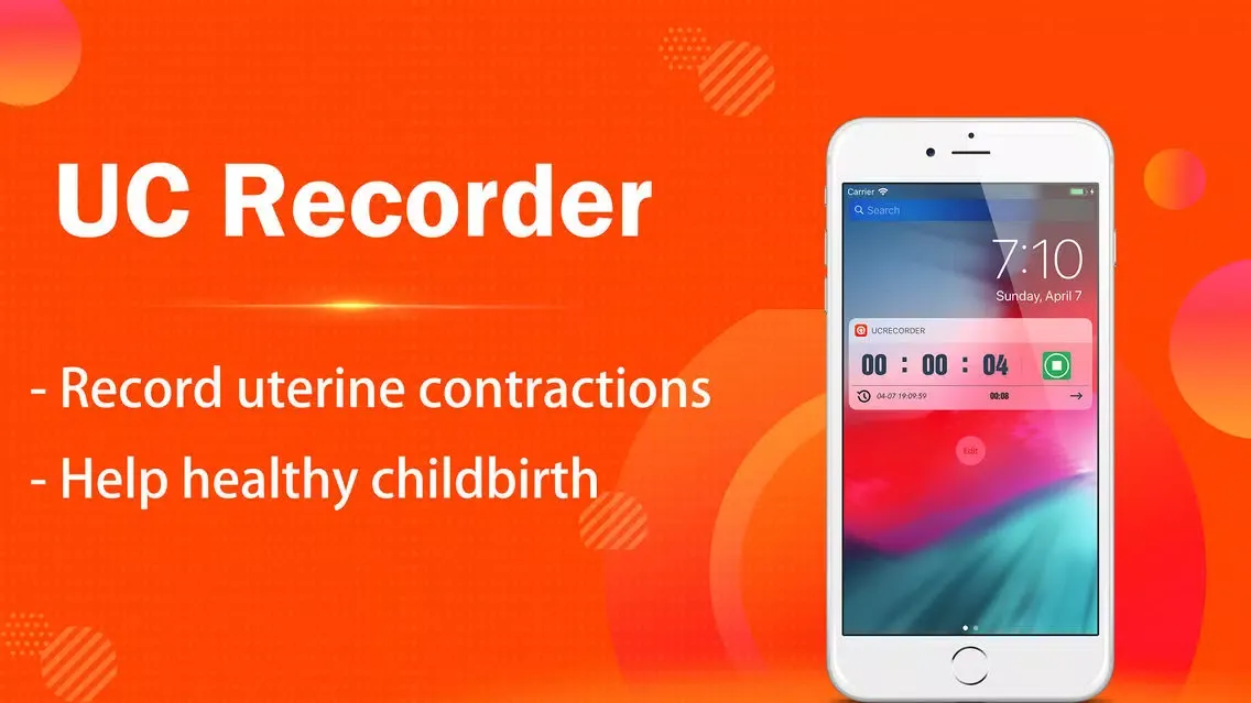 Capturas de pantalla de Uterine Contractions Recorder