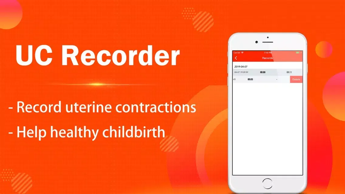 Capturas de pantalla de Uterine Contractions Recorder
