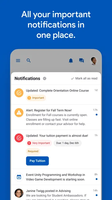 ASUN OneStop سکرین شاٹس