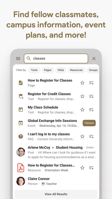 Tangkapan layar Oakland University MySail