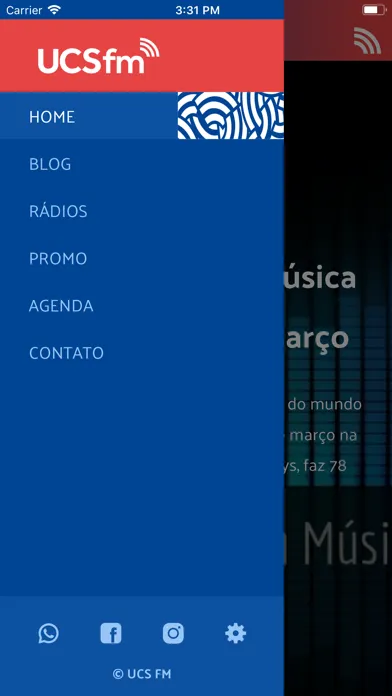 Rádio UCS FM स्क्रीनशॉट