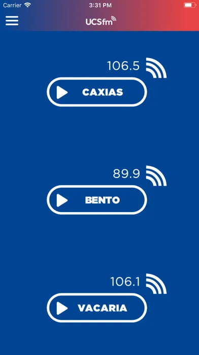 Rádio UCS FM स्क्रीनशॉट