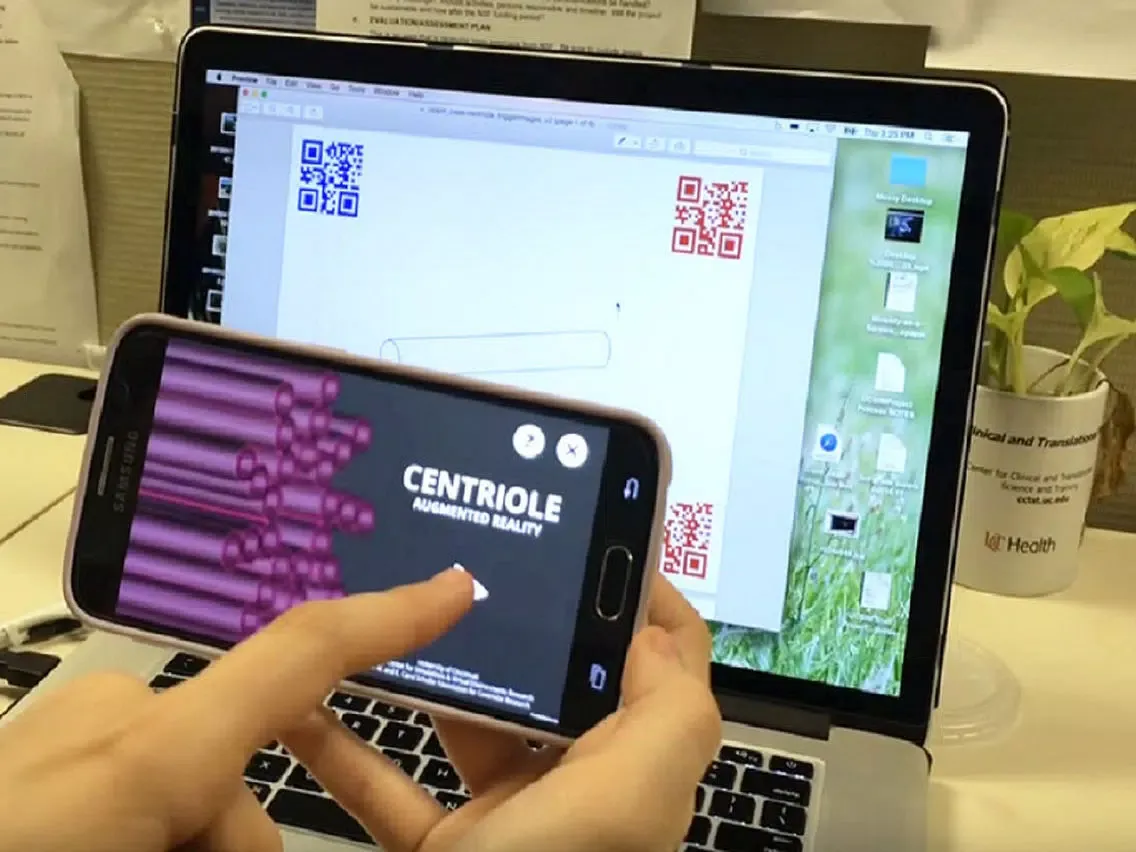 Centriole Assembly AR iPad  Ekran Görüntüleri
