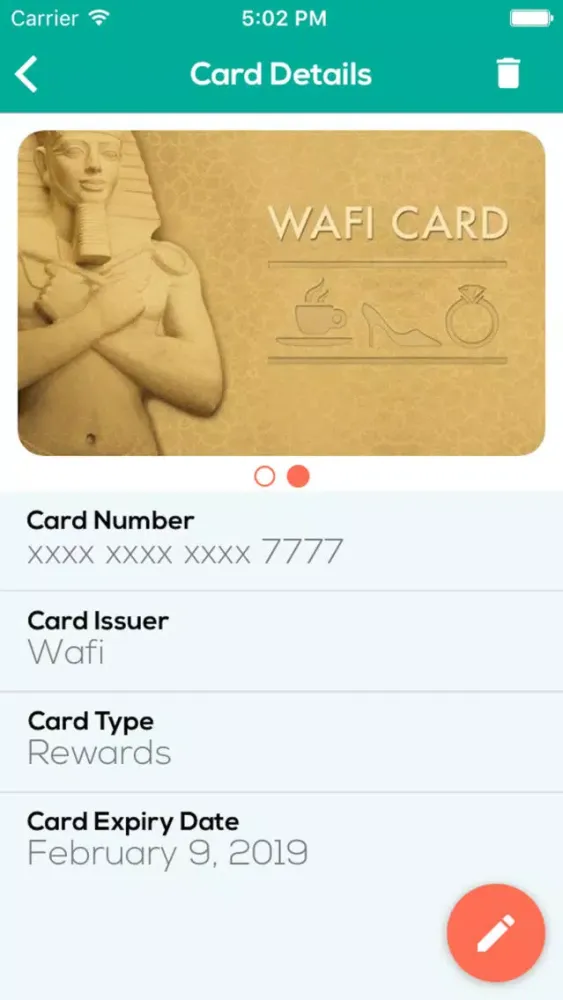 ภาพหน้าจอของ CardLite
