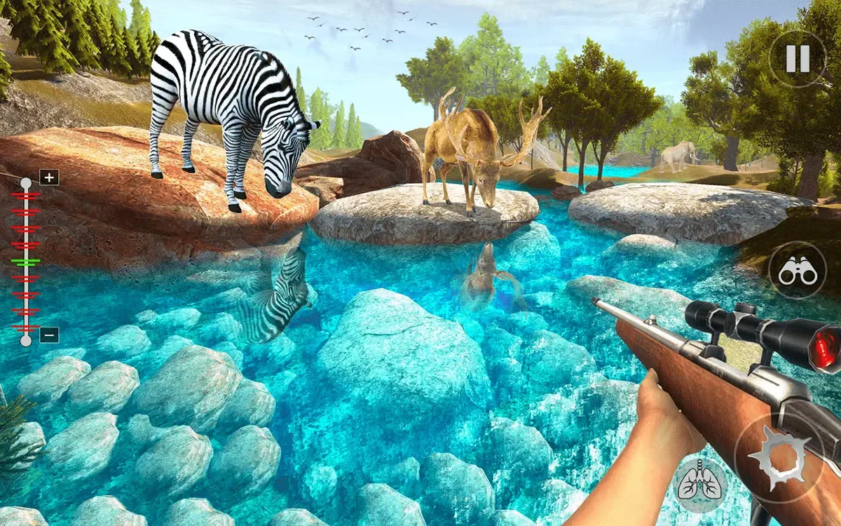 Capturas de tela do 荒野狩猎狙击手3D