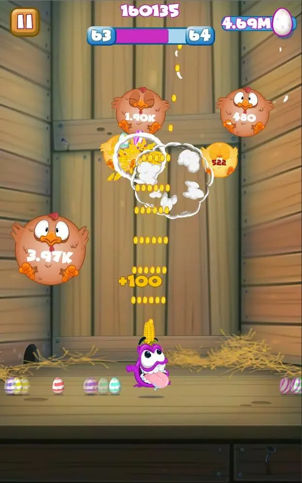 Zrzuty ekranu Chicken Shooter 2D