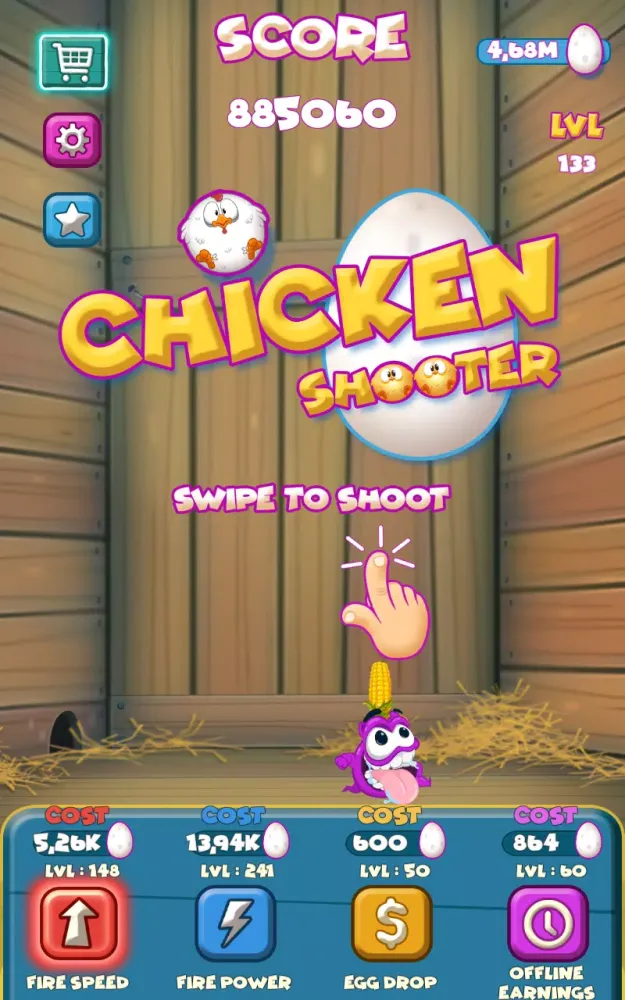 Zrzuty ekranu Chicken Shooter 2D
