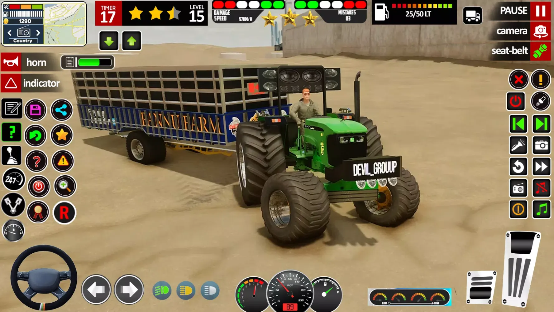 Indian Tractor Farming Game 3D Screenshots
