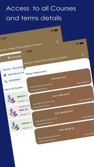 Скриншоты Student's App