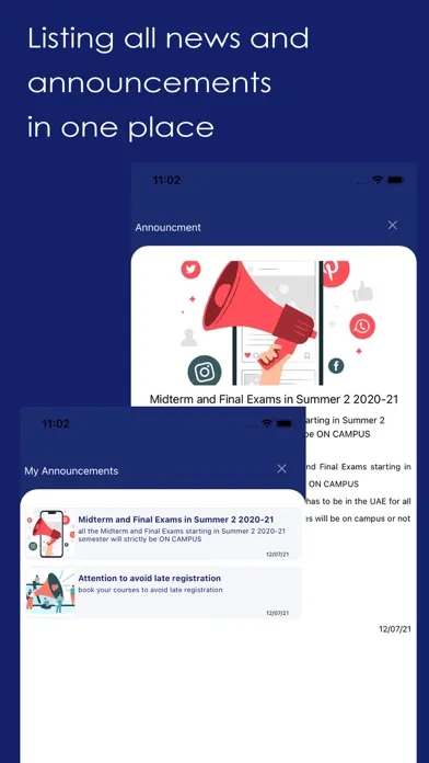 Скриншоты Student's App