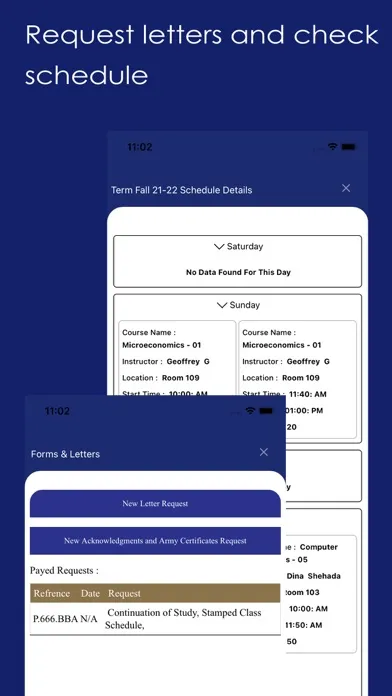 Скриншоты Student's App