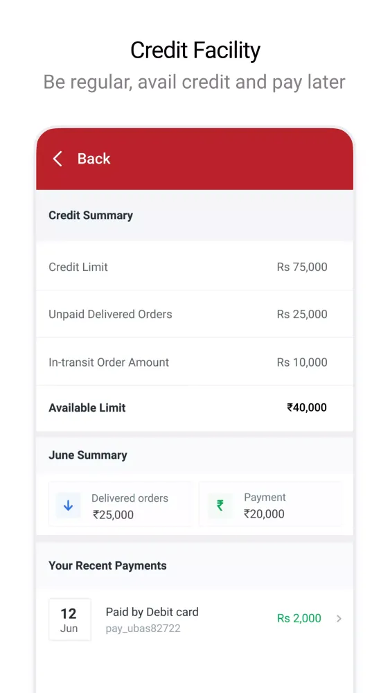 Ảnh chụp màn hình của udaan: B2B for Retailers