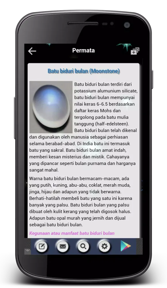 Zrzuty ekranu Buku Pintar Batu Permata