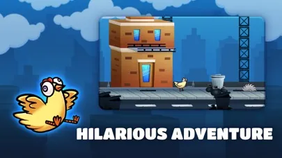 Capturas de tela do Runaway Chicken: Epic Escape