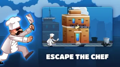 Capturas de tela do Runaway Chicken: Epic Escape