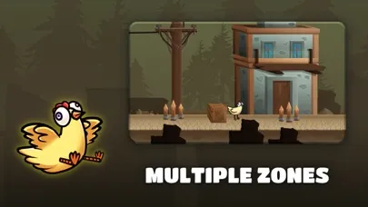 Capturas de tela do Runaway Chicken: Epic Escape