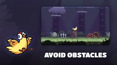 Capturas de tela do Runaway Chicken: Epic Escape