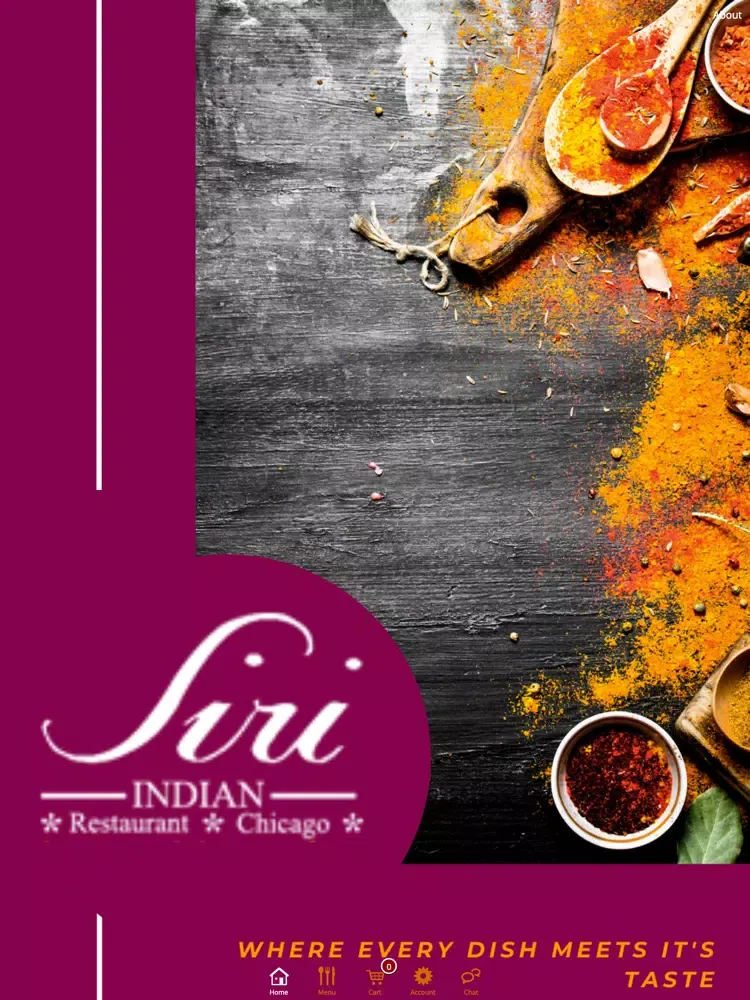 siri indian restaurant iPad  Ekran Görüntüleri
