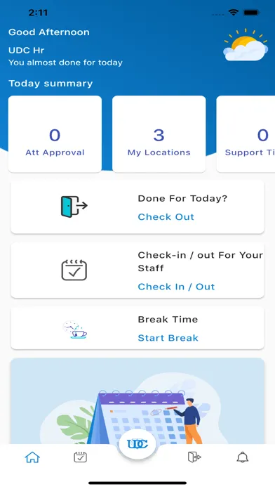 UDC-HRM Screenshots