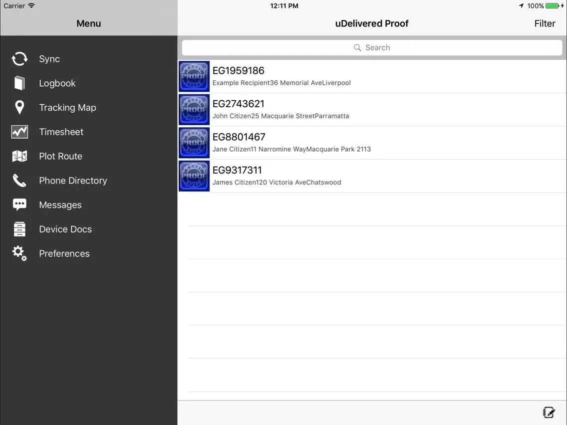 uD Proof iPad  स्क्रीनशॉट