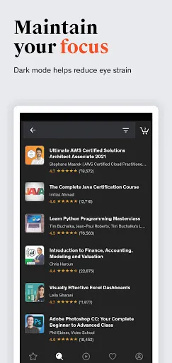 Zrzuty ekranu Udemy - Online Courses