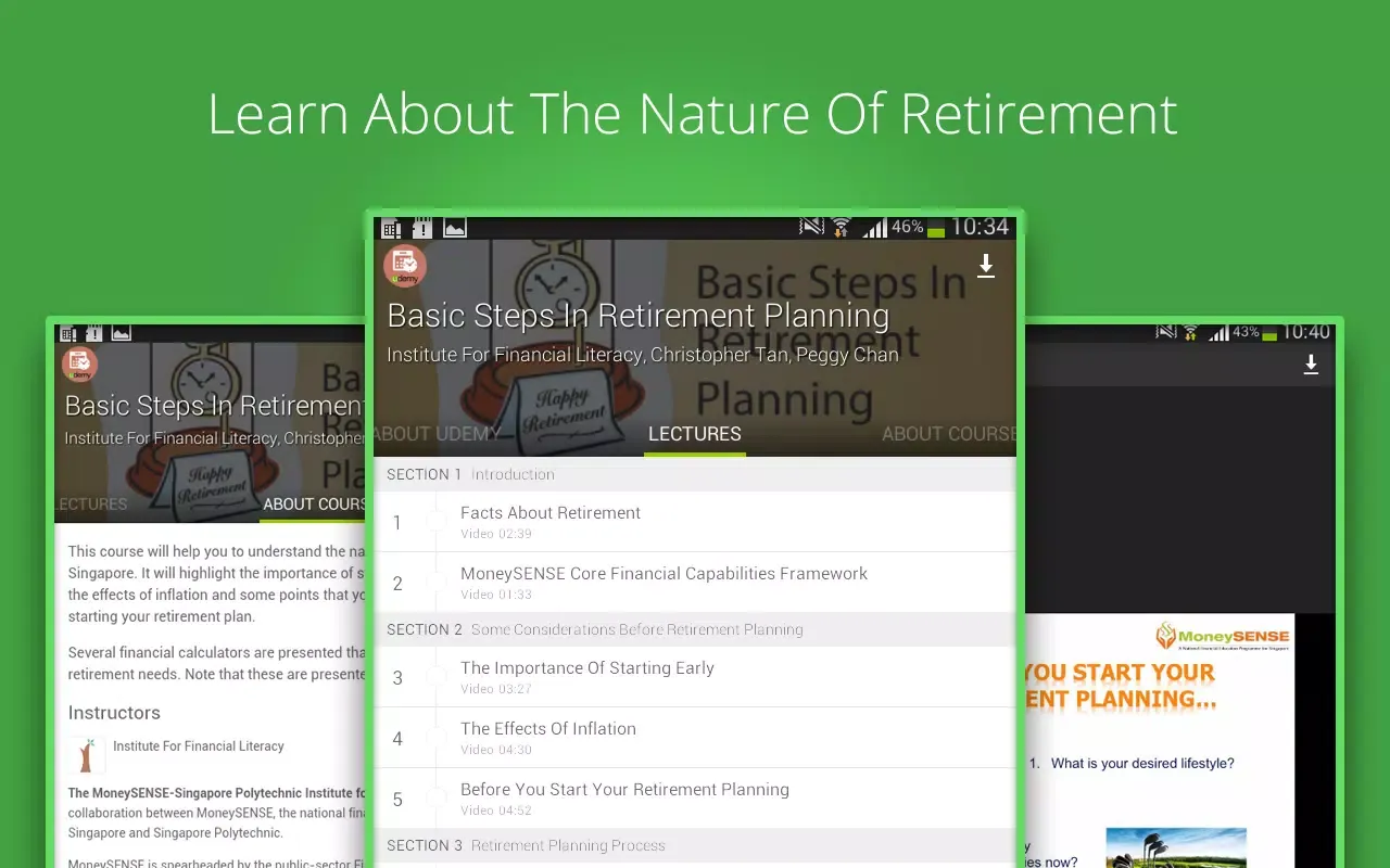 Retirement Planning Course应用截图