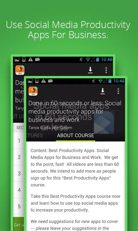 Productivity Apps Tutorials Screenshots