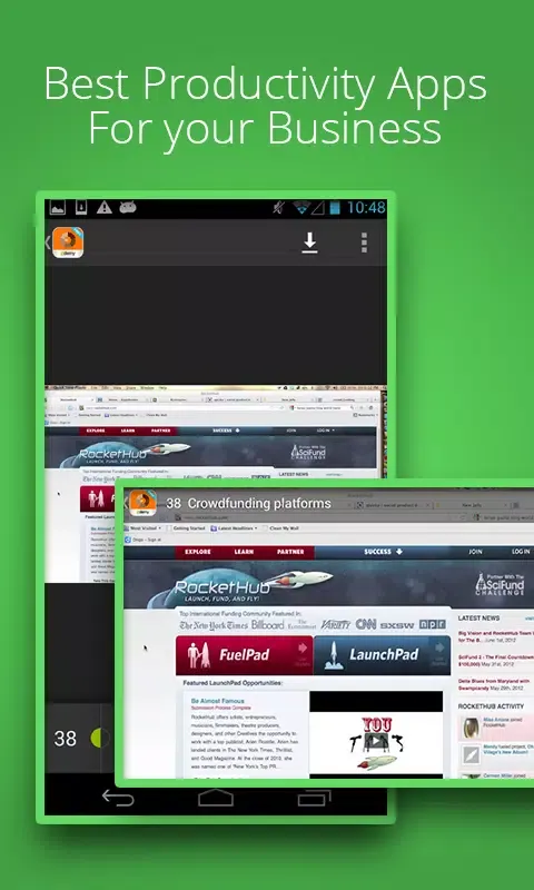 Productivity Apps Tutorials Screenshots