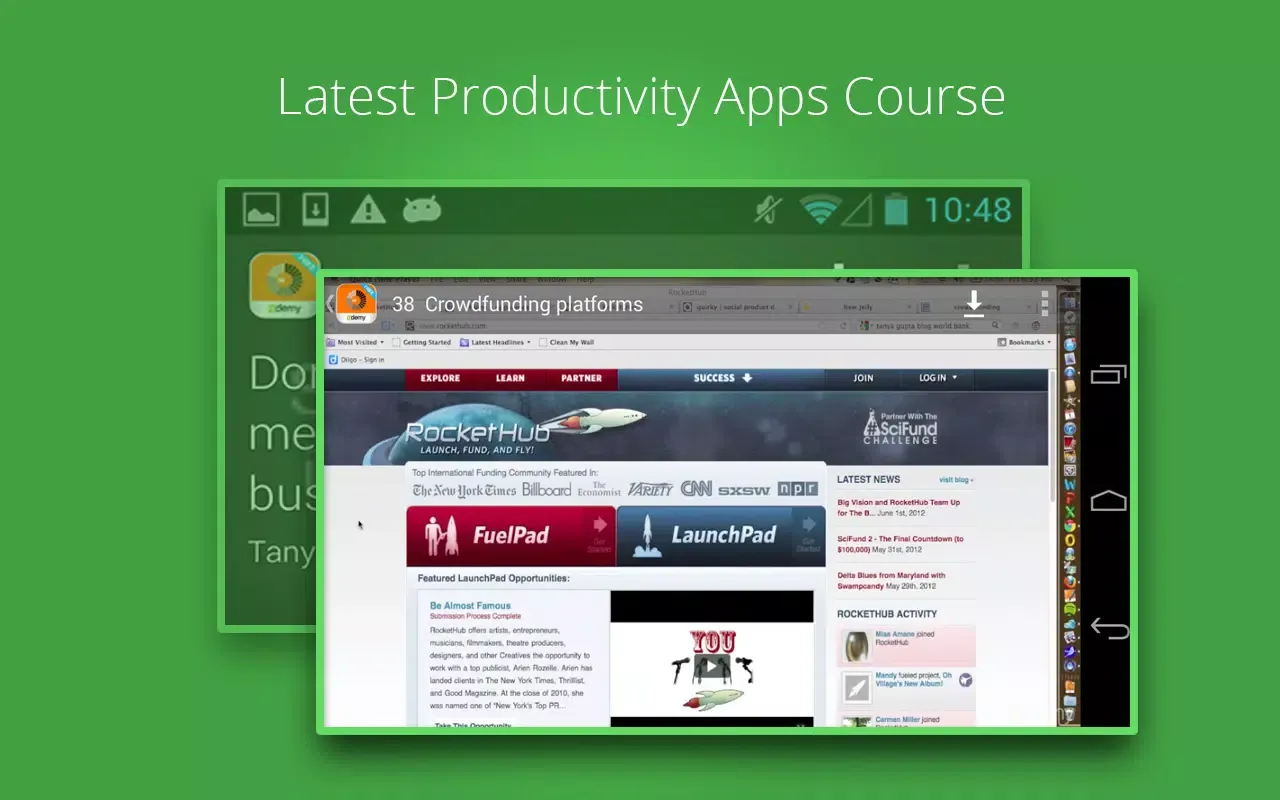 Productivity Apps Tutorials Screenshots