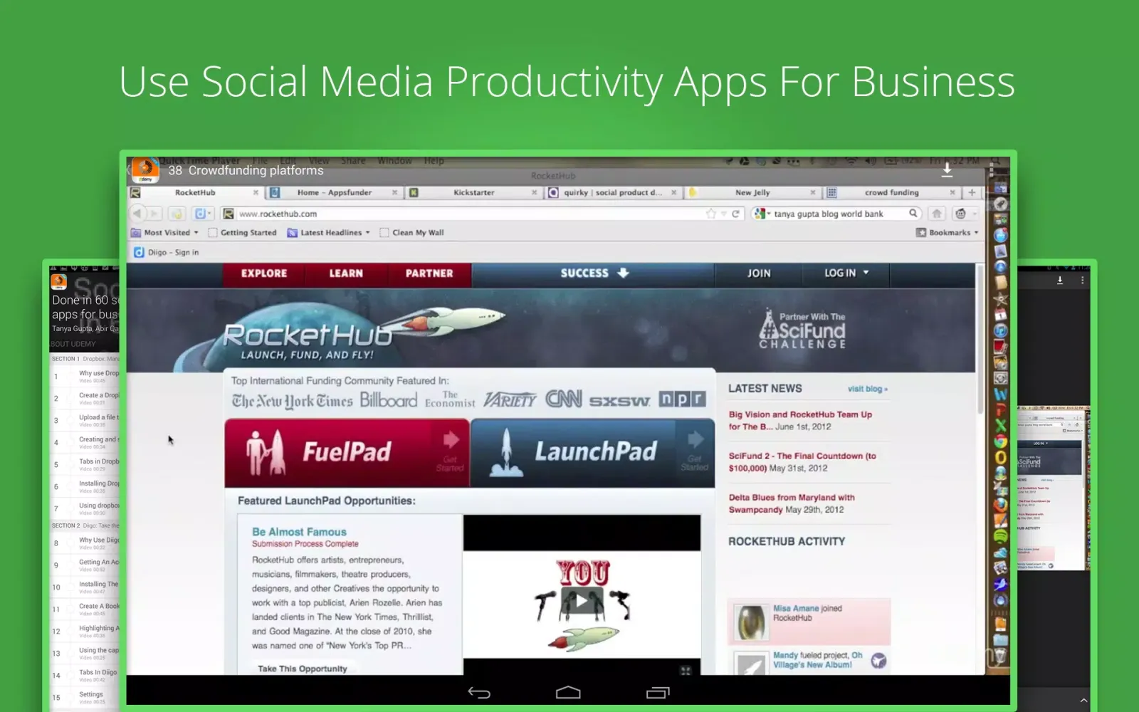 Productivity Apps Tutorials Screenshots