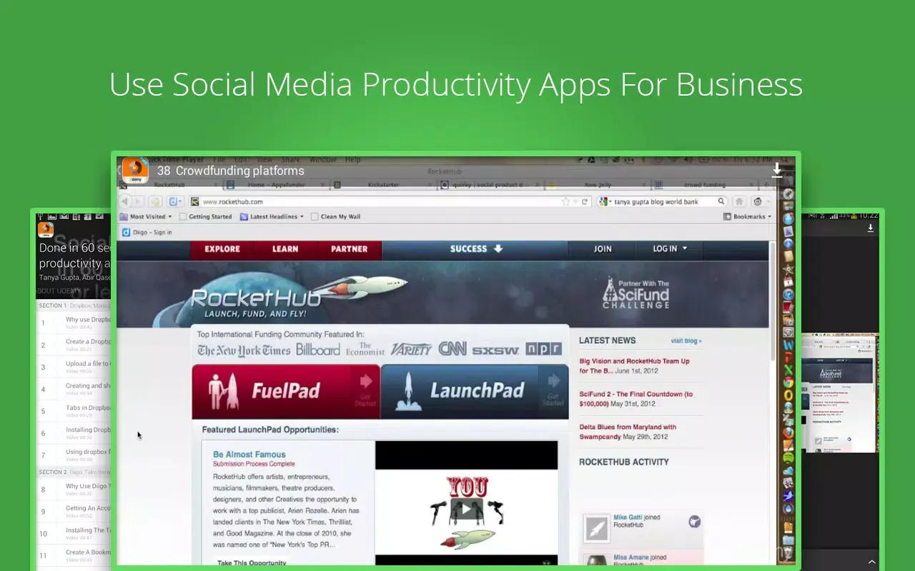 Productivity Apps Tutorials Screenshots