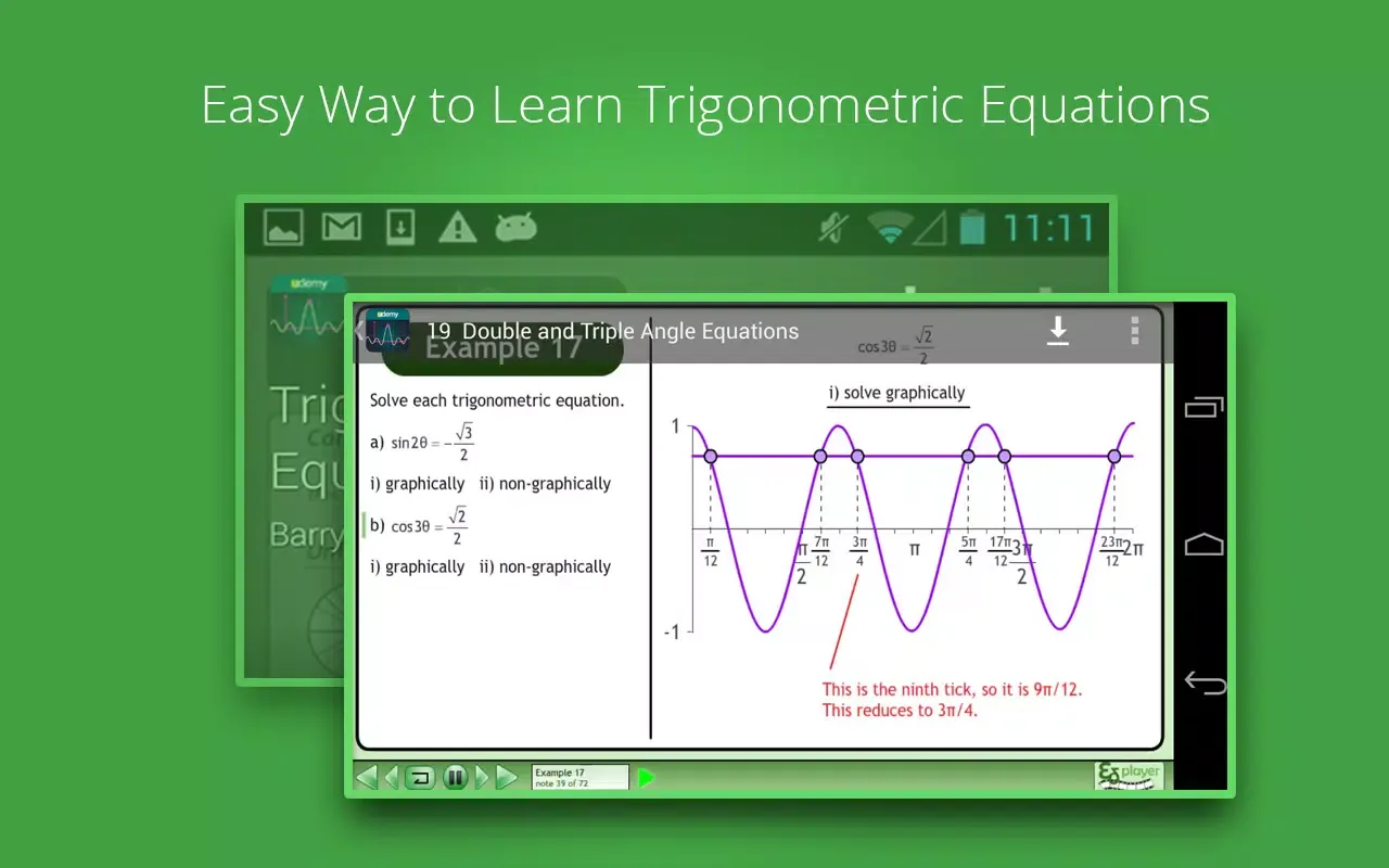 Trigonometric Equations Course Screenshots