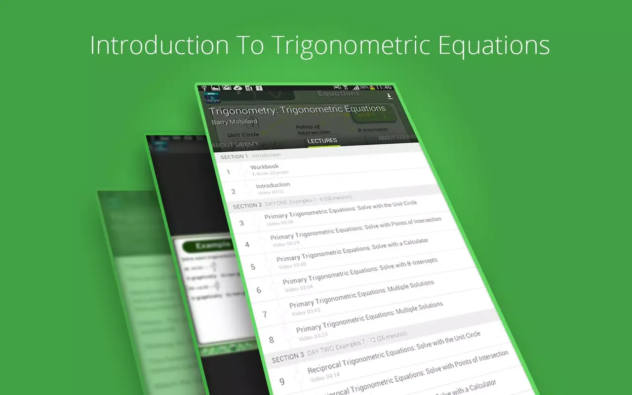 Trigonometric Equations Course Screenshots