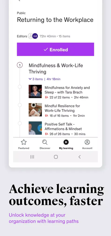 Udemy Business Screenshots