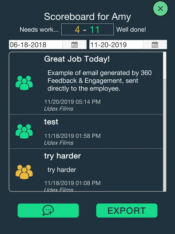 360 Feedback Employee Coaching iPad 应用截图