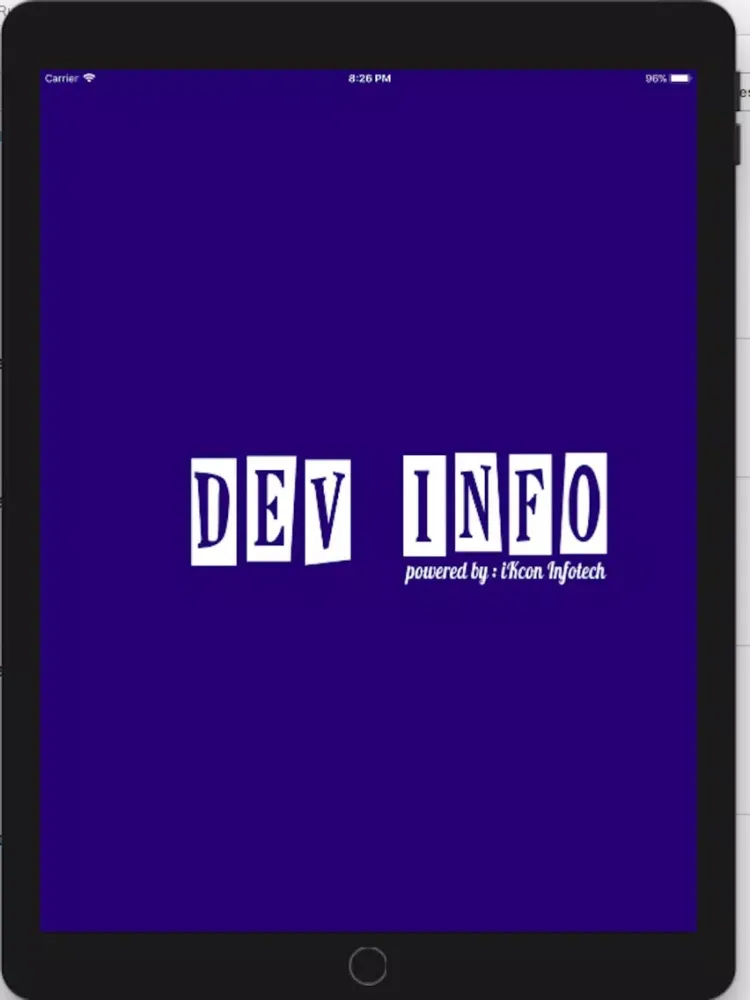 Capturas de pantalla de DevInfo iPad 